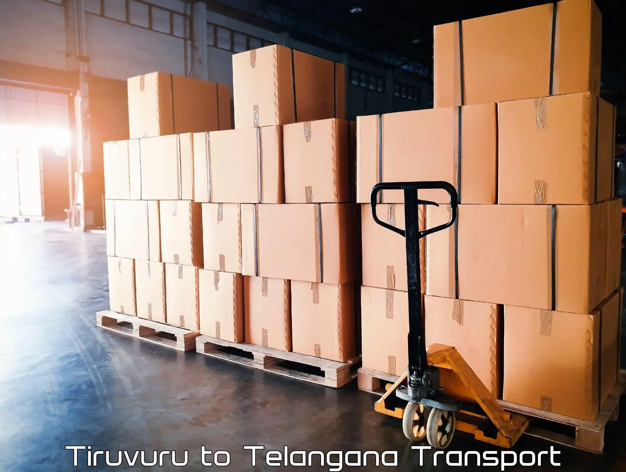 Domestic goods transportation services Tiruvuru to Tallada