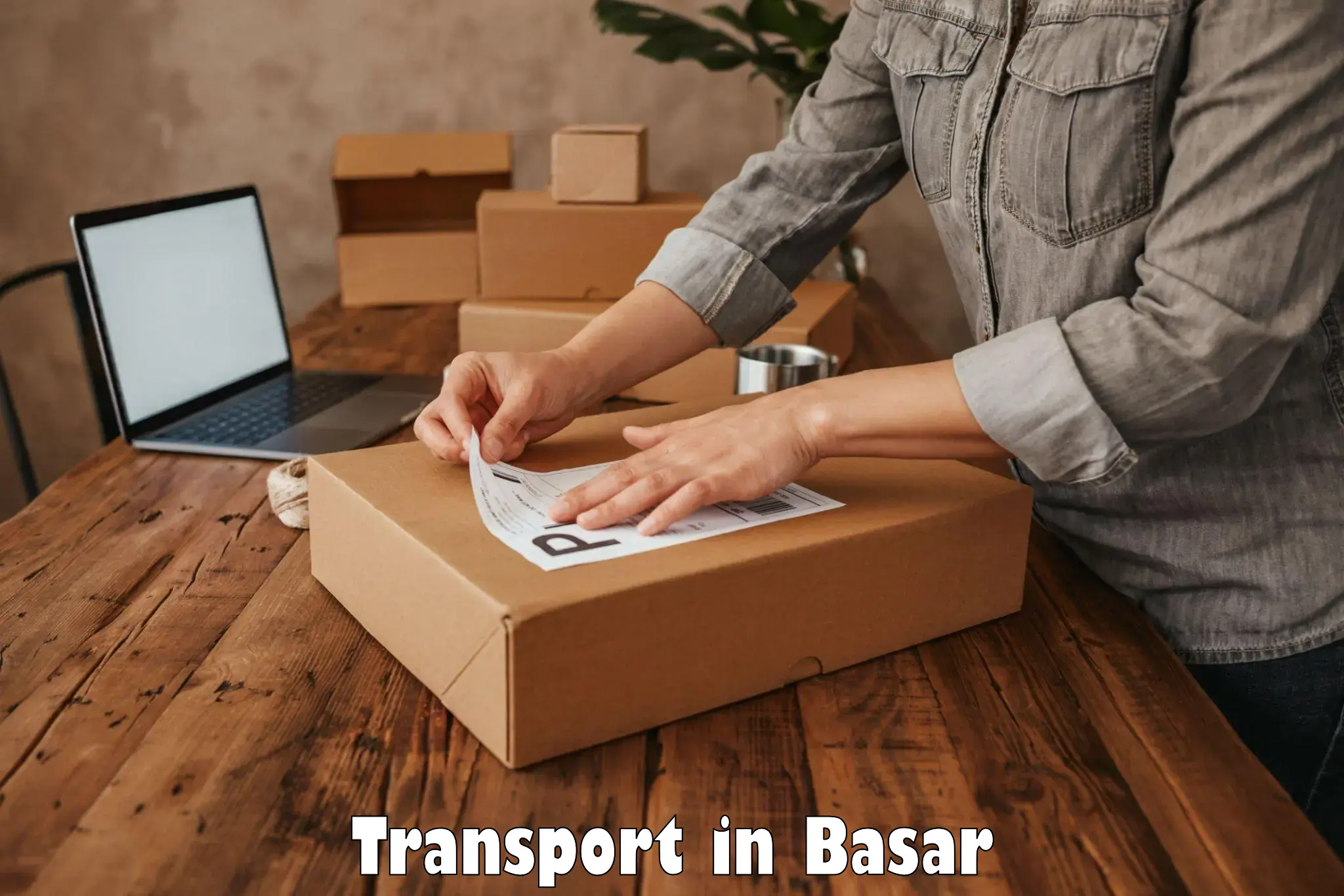 Intercity goods transport in Basar