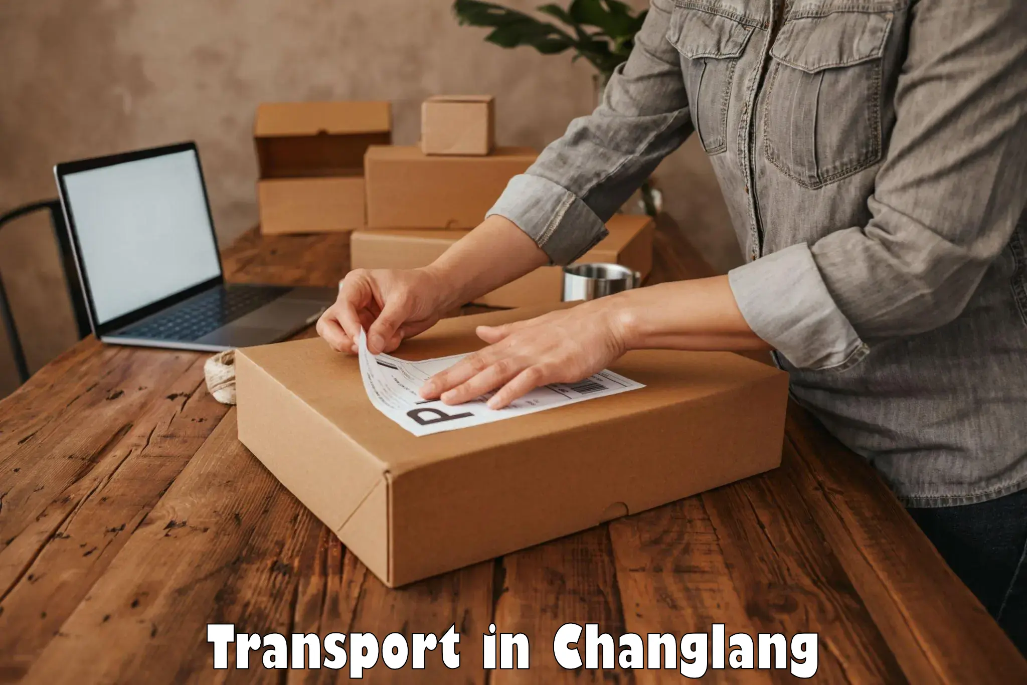 Two wheeler transport services in Changlang