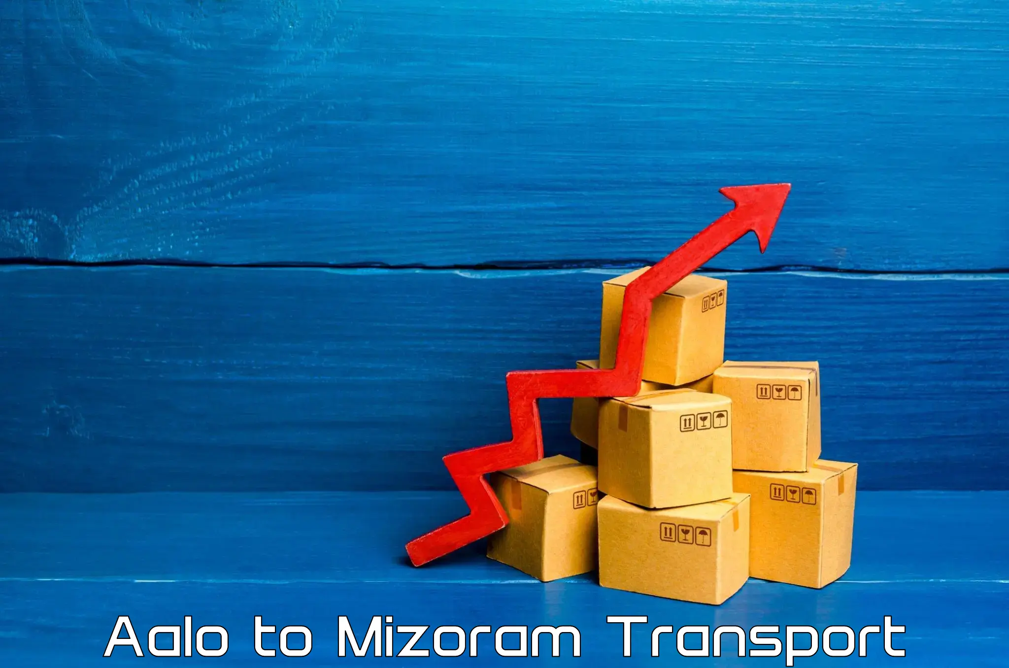Commercial transport service Aalo to Mizoram University Aizawl
