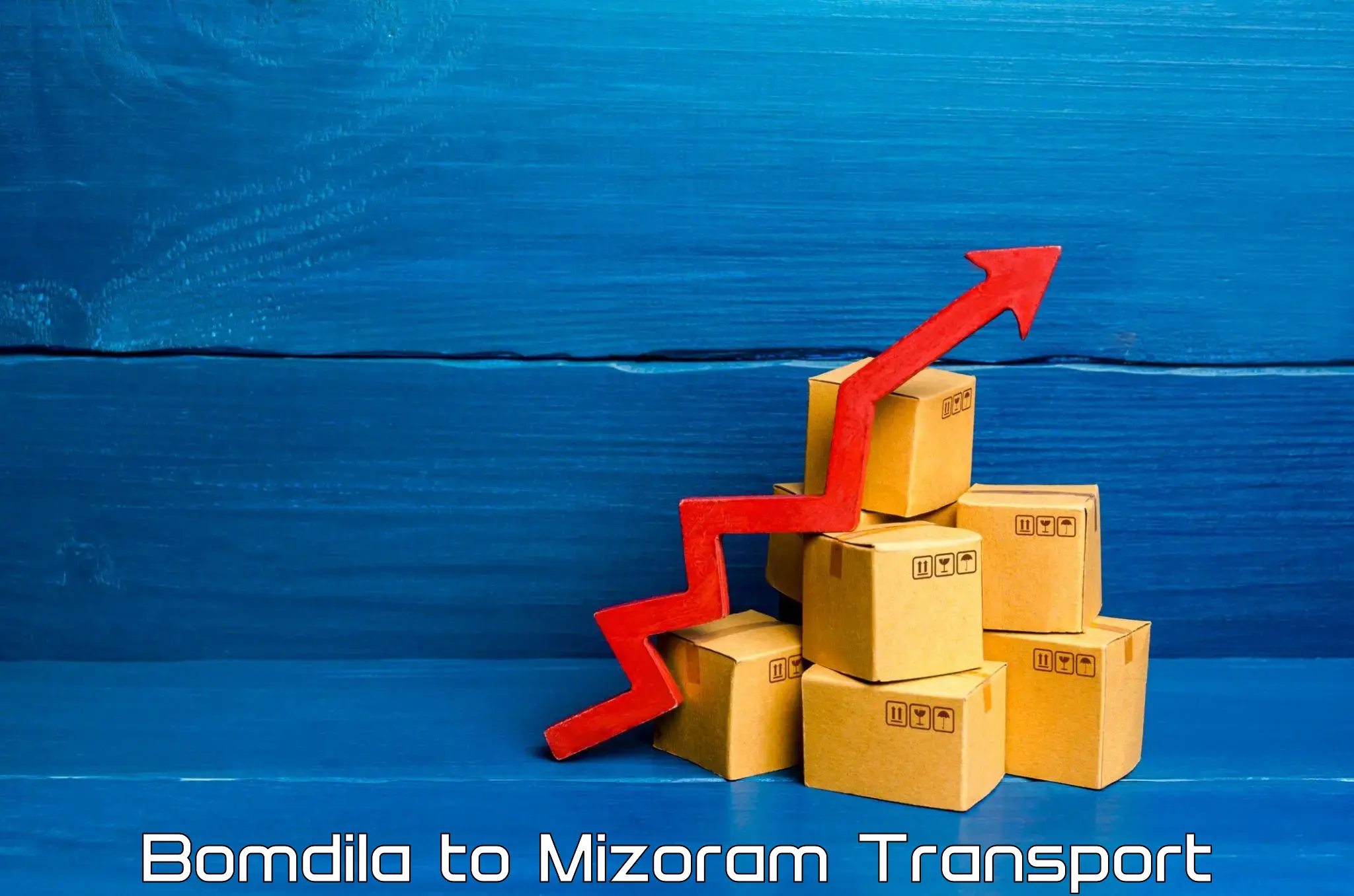 Vehicle transport services Bomdila to Khawzawl