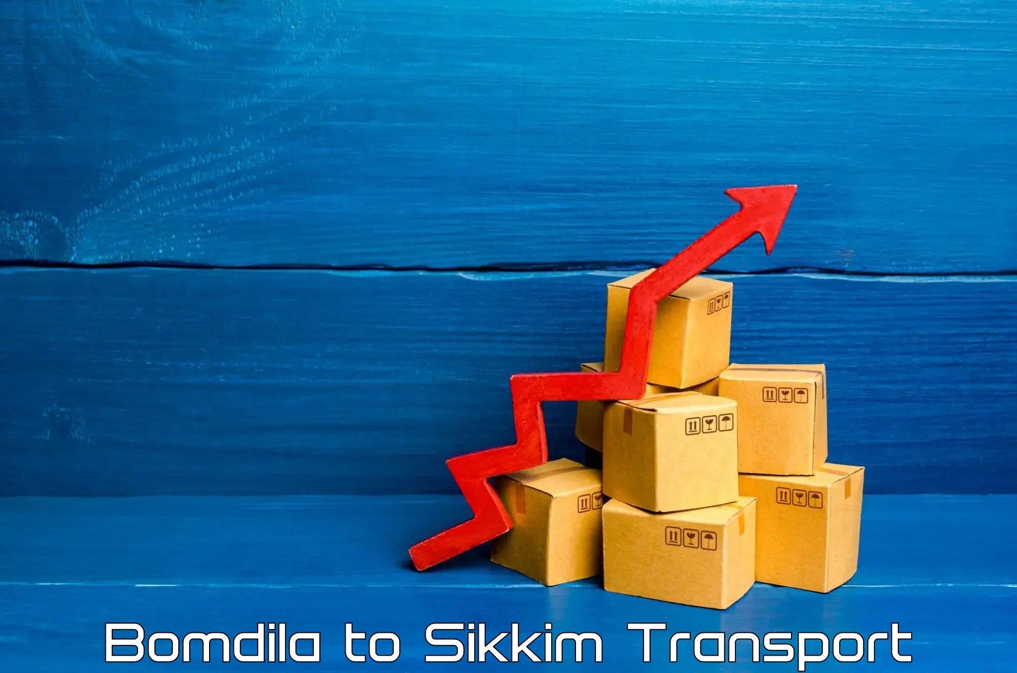 Parcel transport services in Bomdila to Sikkim