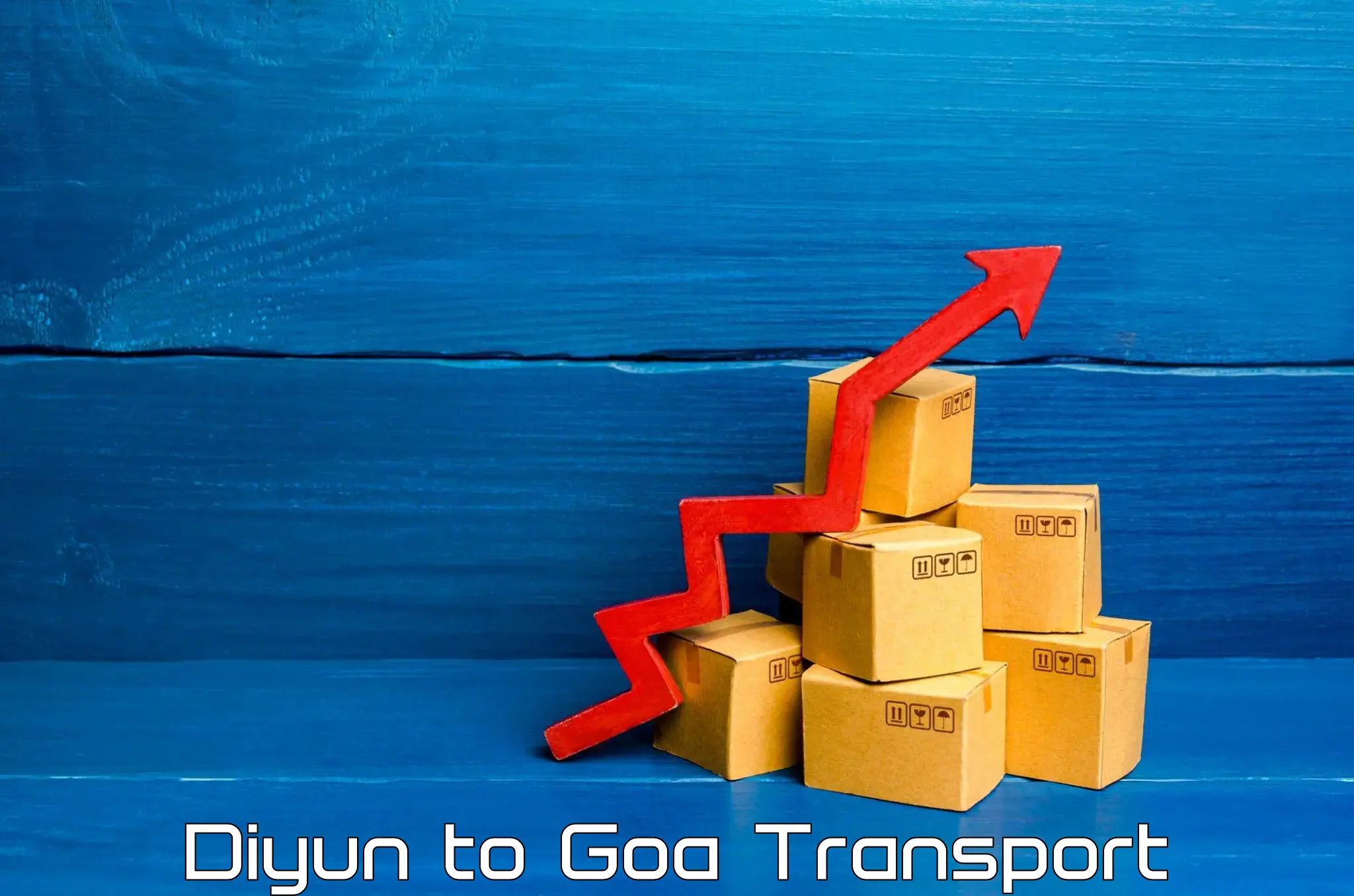Lorry transport service Diyun to Margao