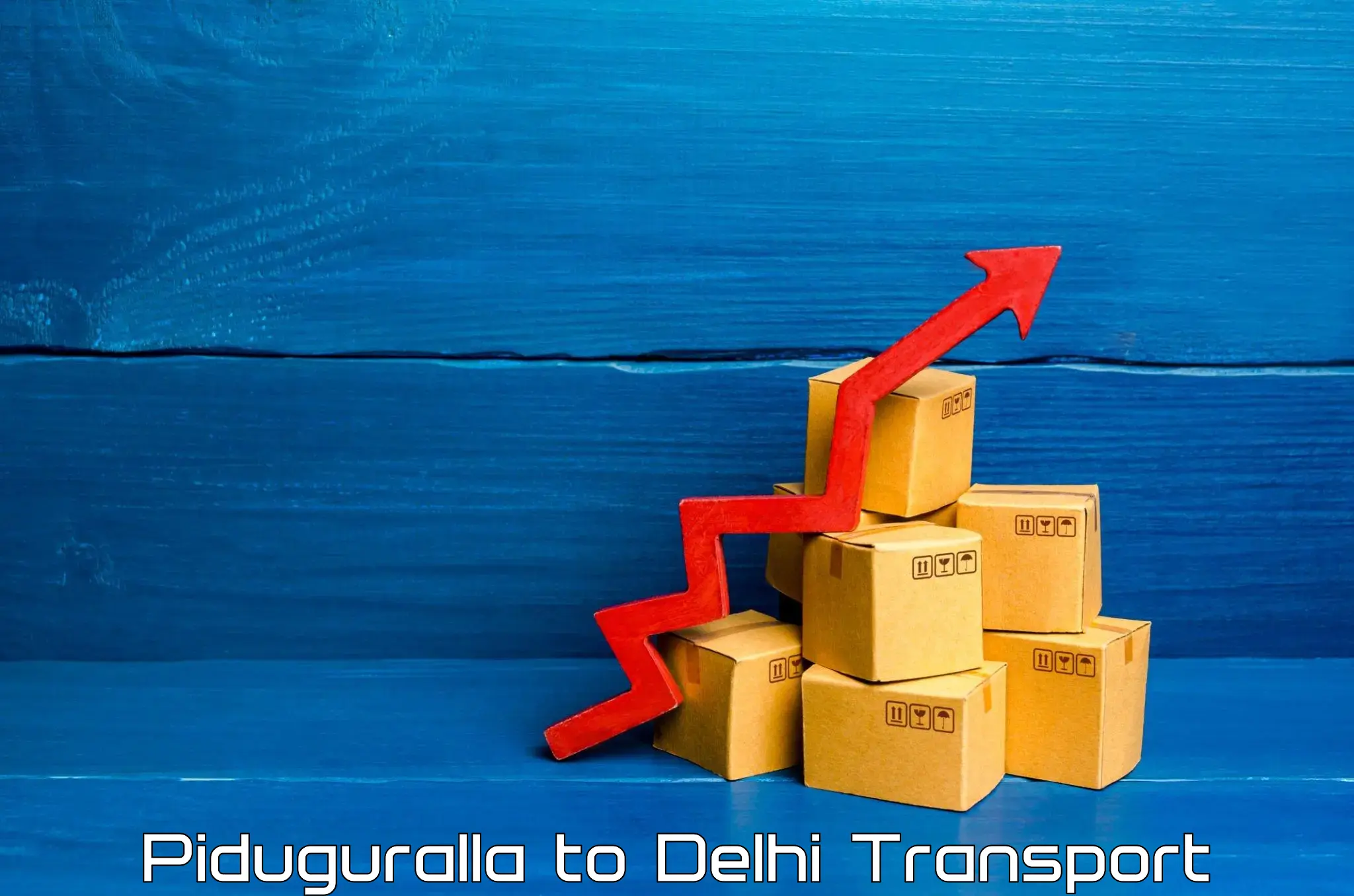 Container transport service Piduguralla to Sansad Marg