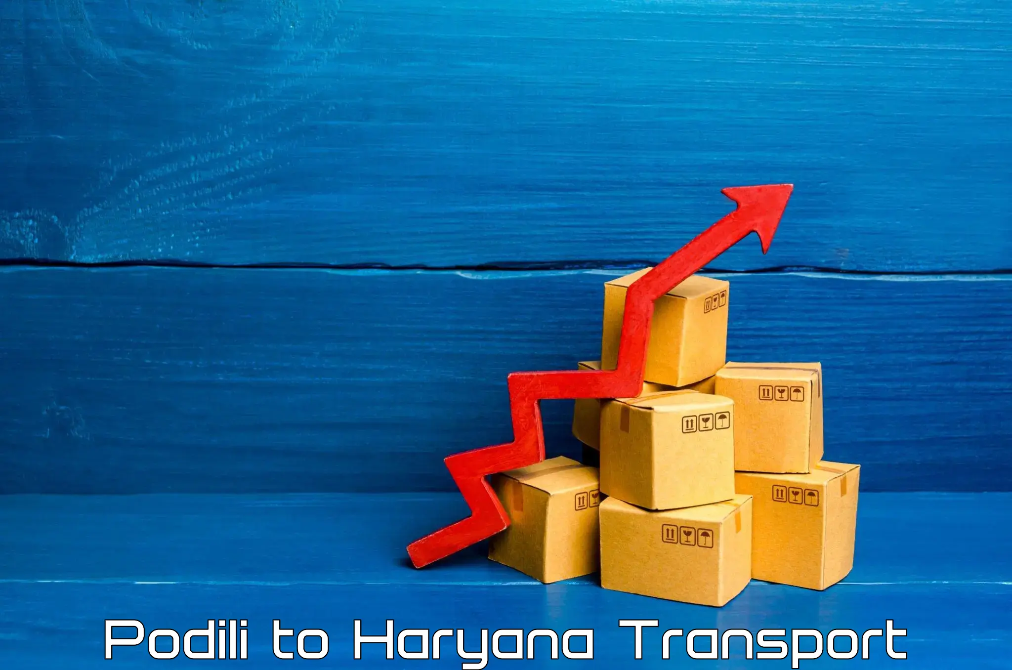 Container transportation services Podili to Kalanwali