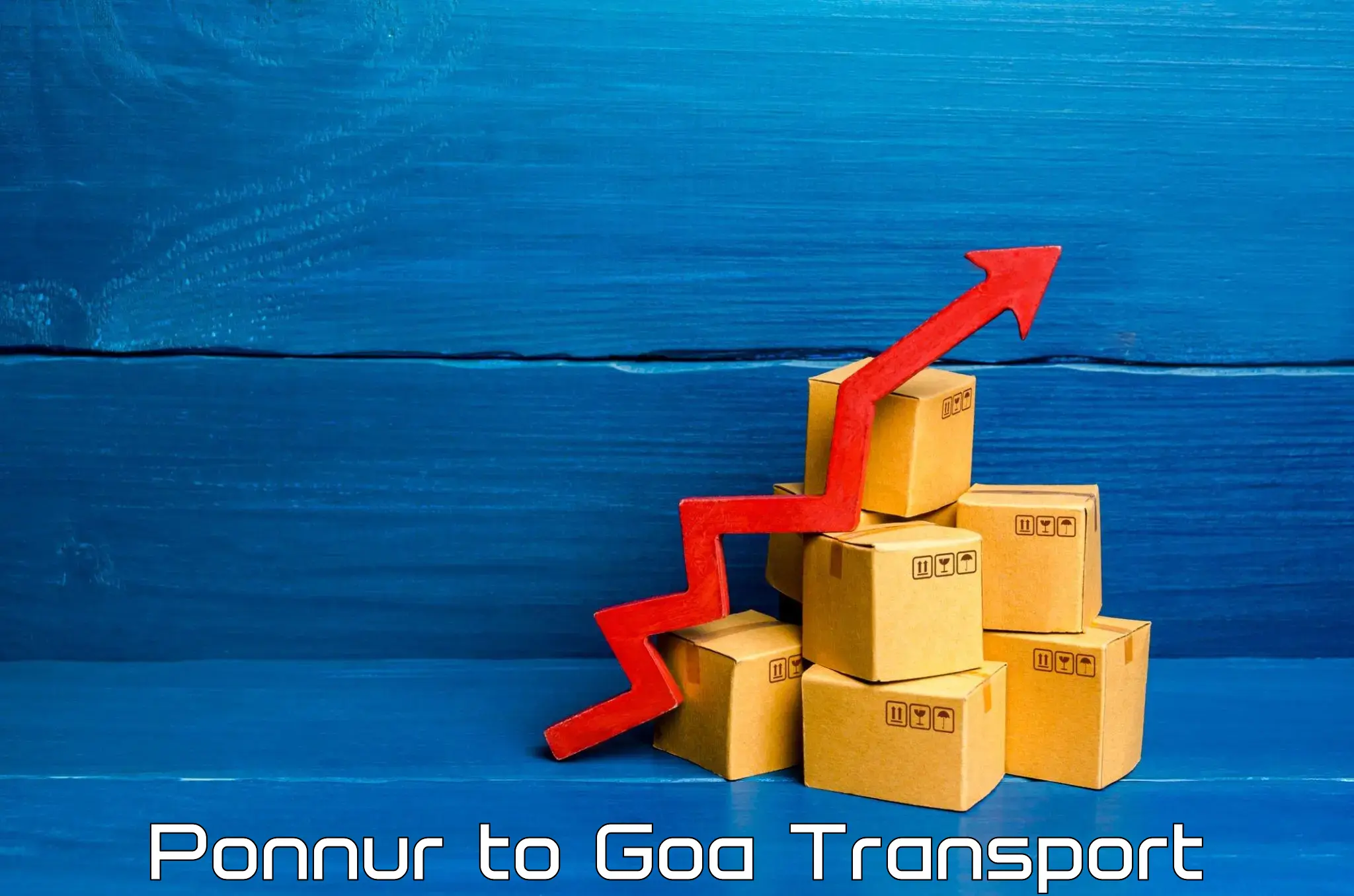 Container transport service Ponnur to Margao