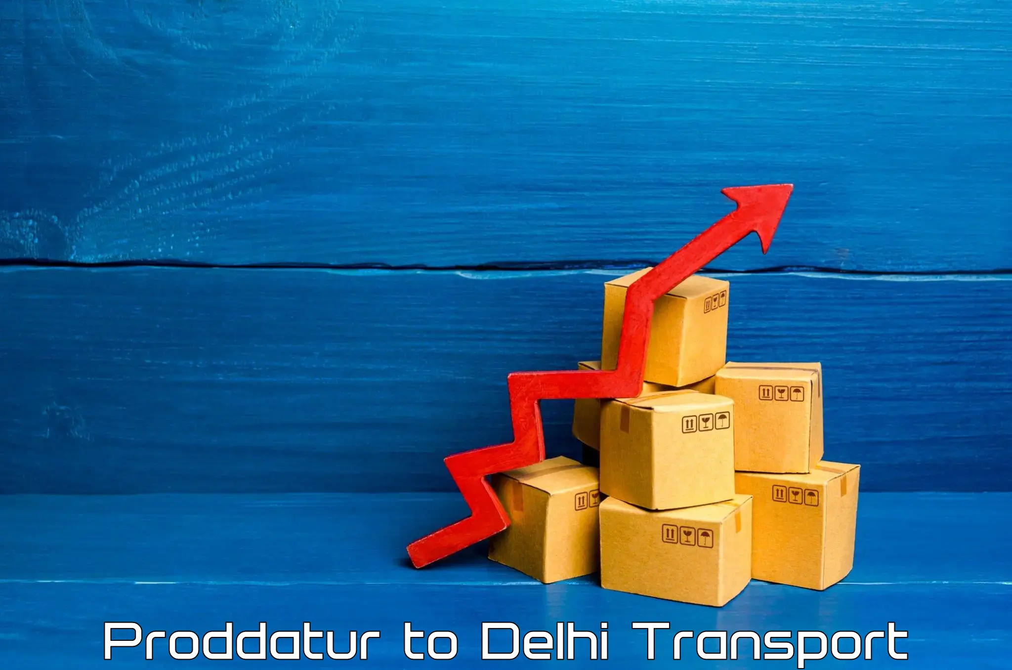 Vehicle courier services Proddatur to NIT Delhi
