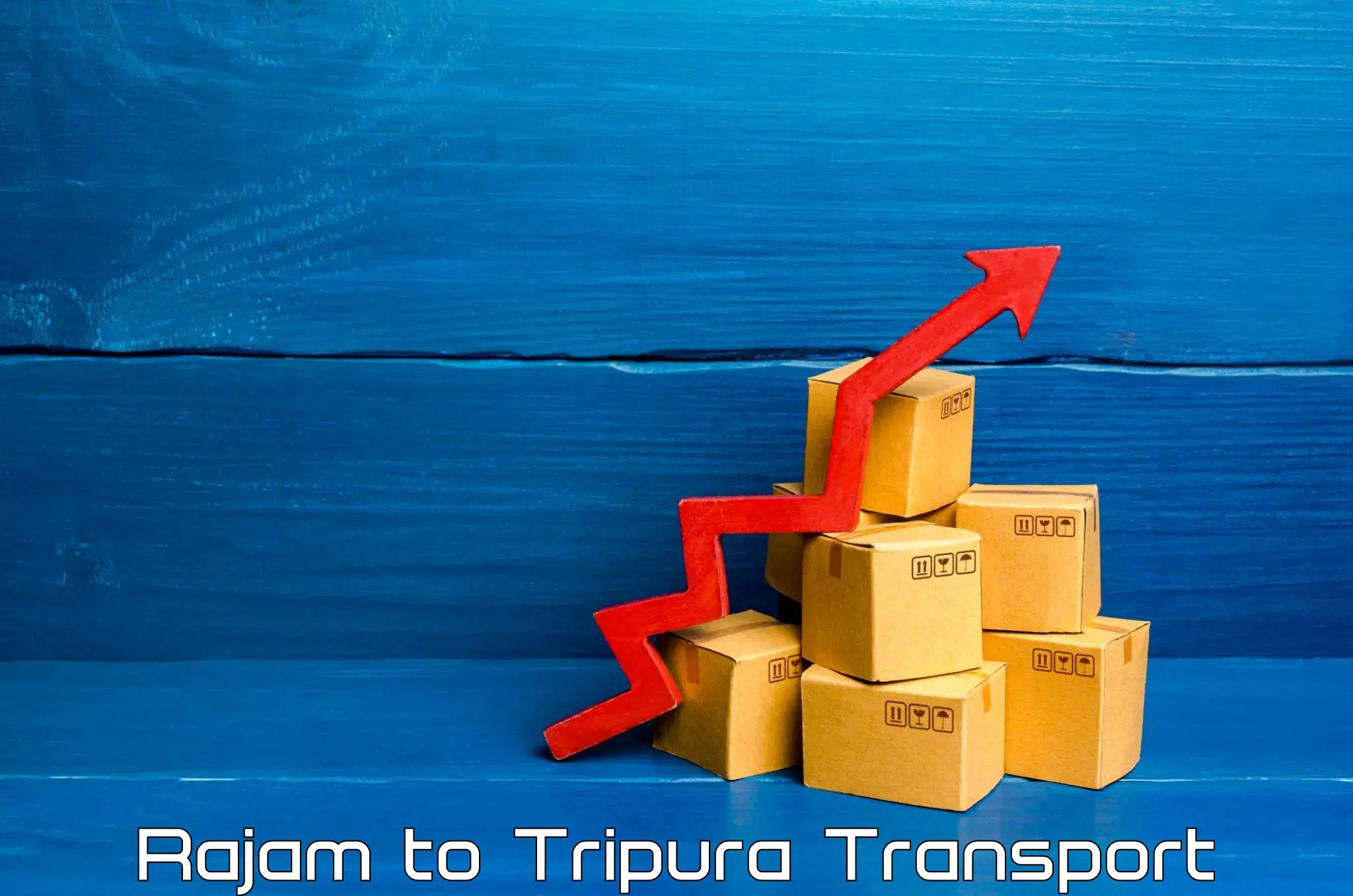Material transport services in Rajam to Amarpur Gomati