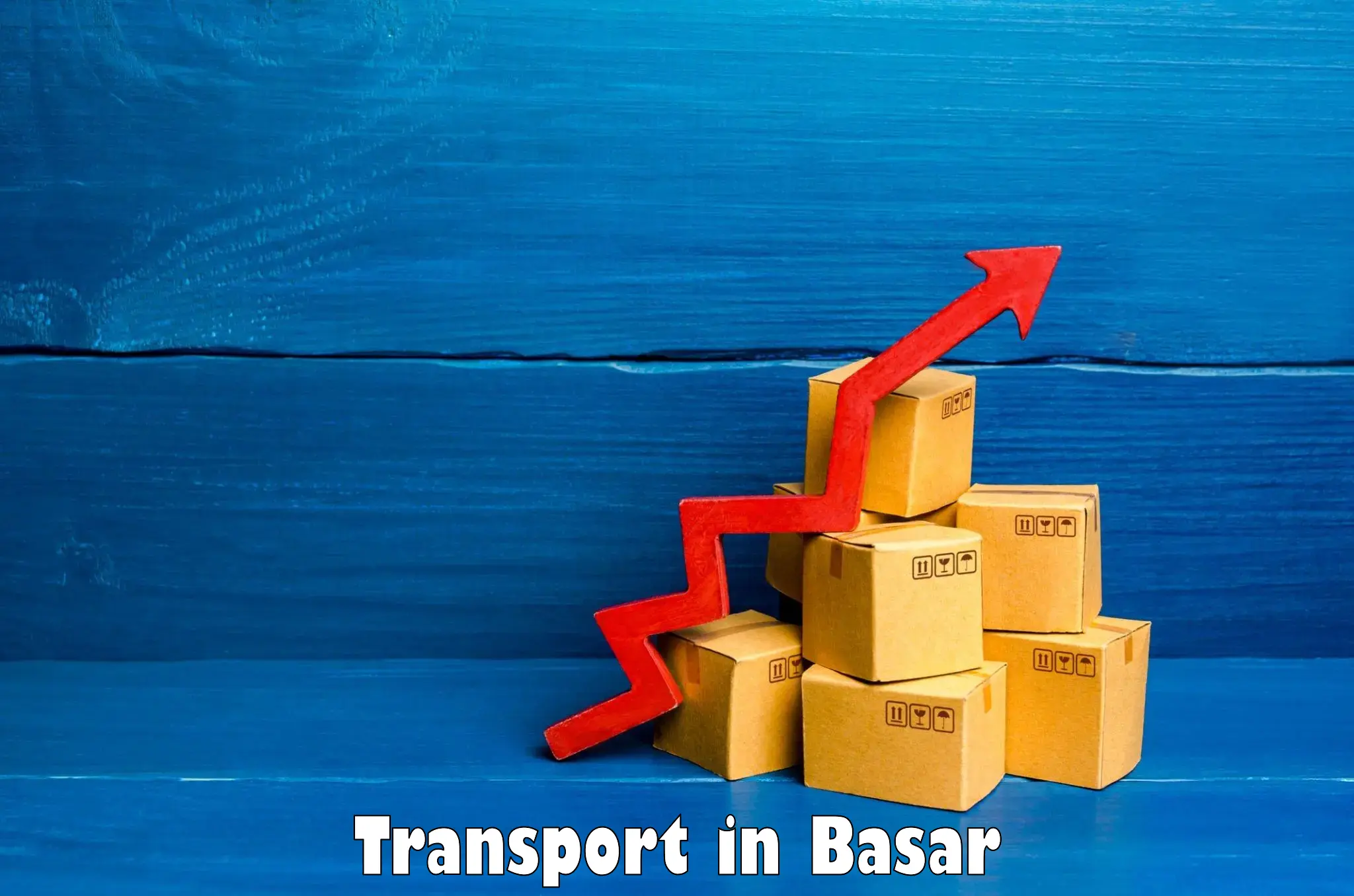 Air freight transport services in Basar