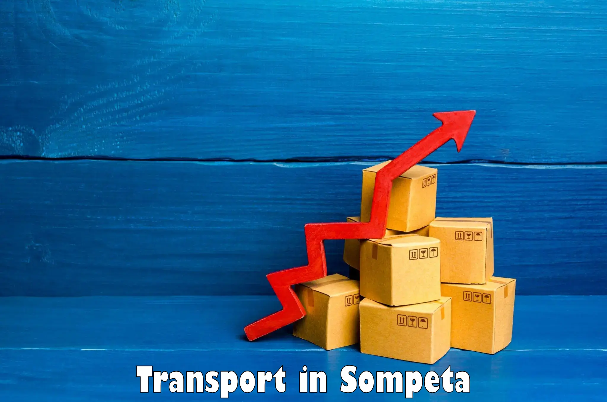 Scooty transport charges in Sompeta
