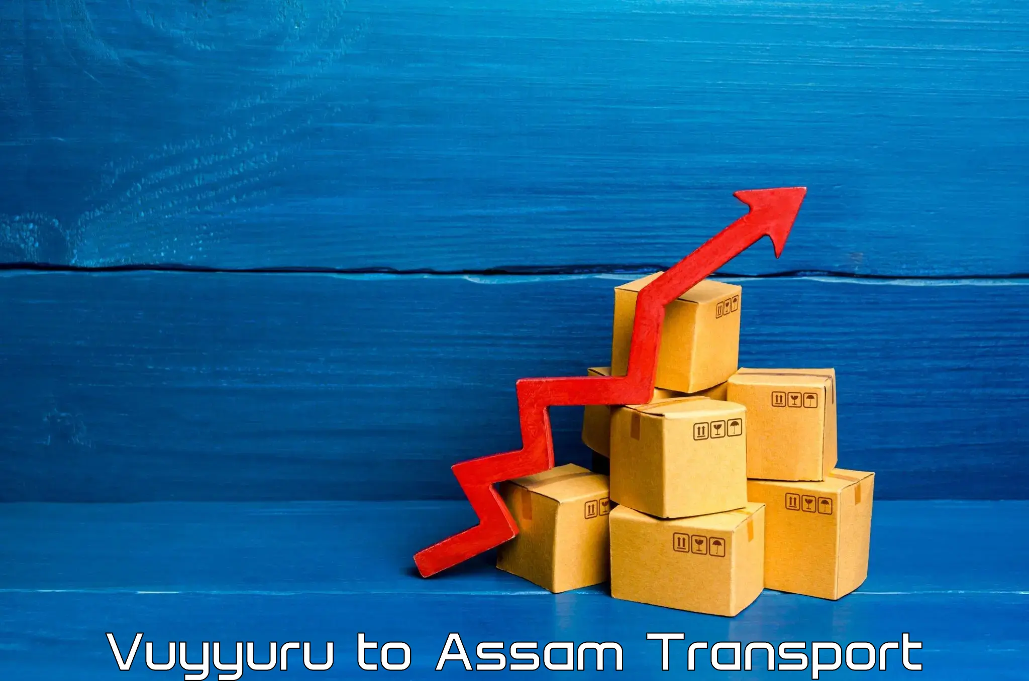 Express transport services Vuyyuru to Nagaon